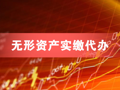 淮北无形资产实缴资本代办